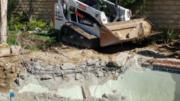Pool Building Process